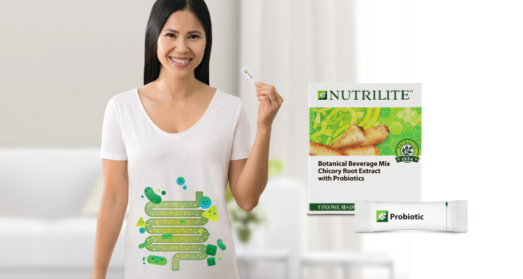Nutrilite Botanical Beverage Mix Chicory Root Extract With Probiotics 