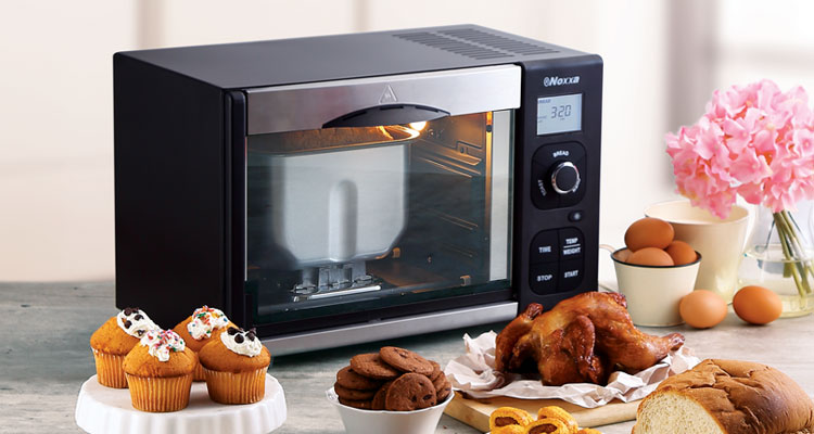 Bake buns with Noxxa BreadMaker Oven Toaster. 
